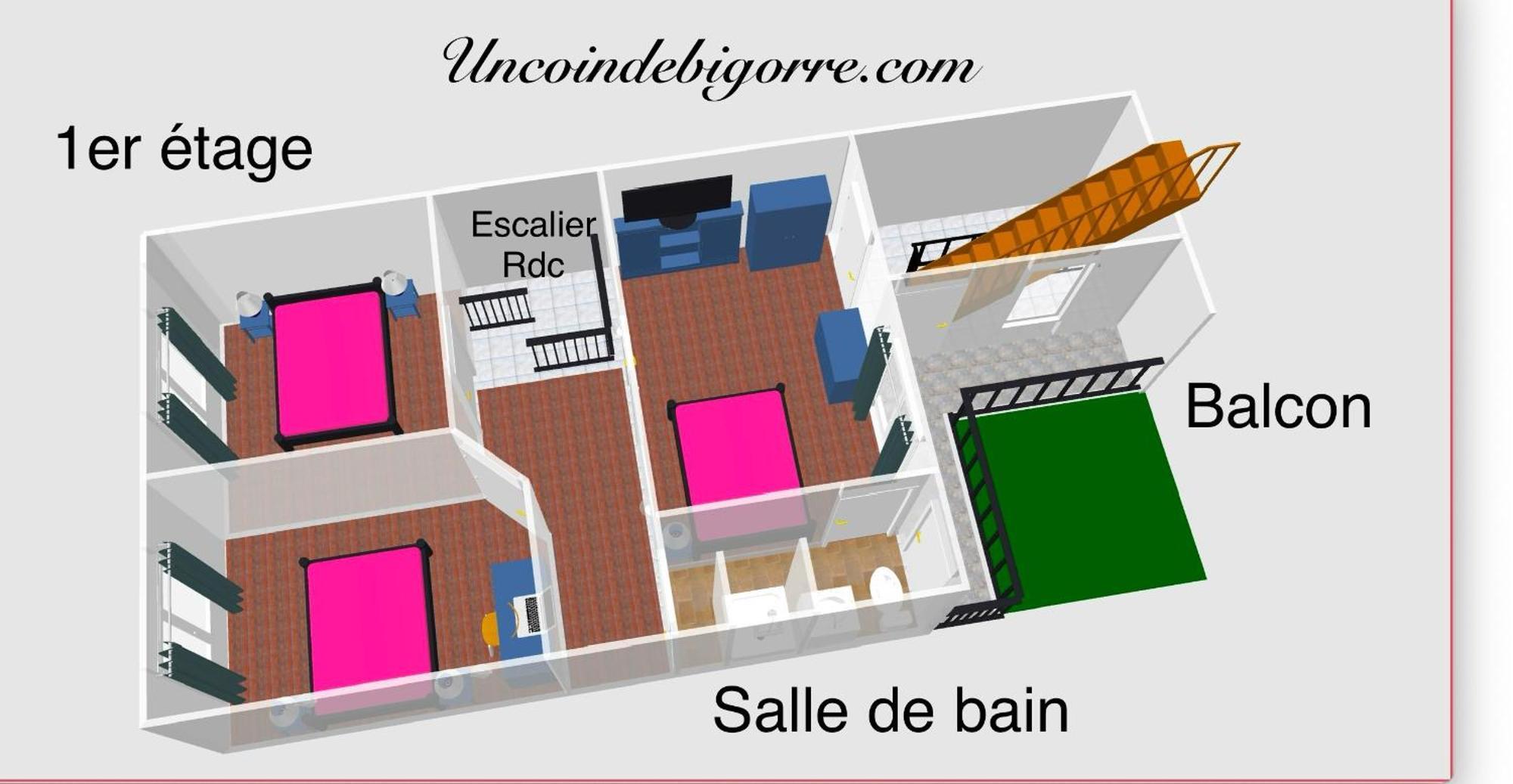 Logements Un Coin De Bigorre - La Tournayaise - Canal Plus, Netflix, Rmc Sport - Wifi Fibre Экстерьер фото